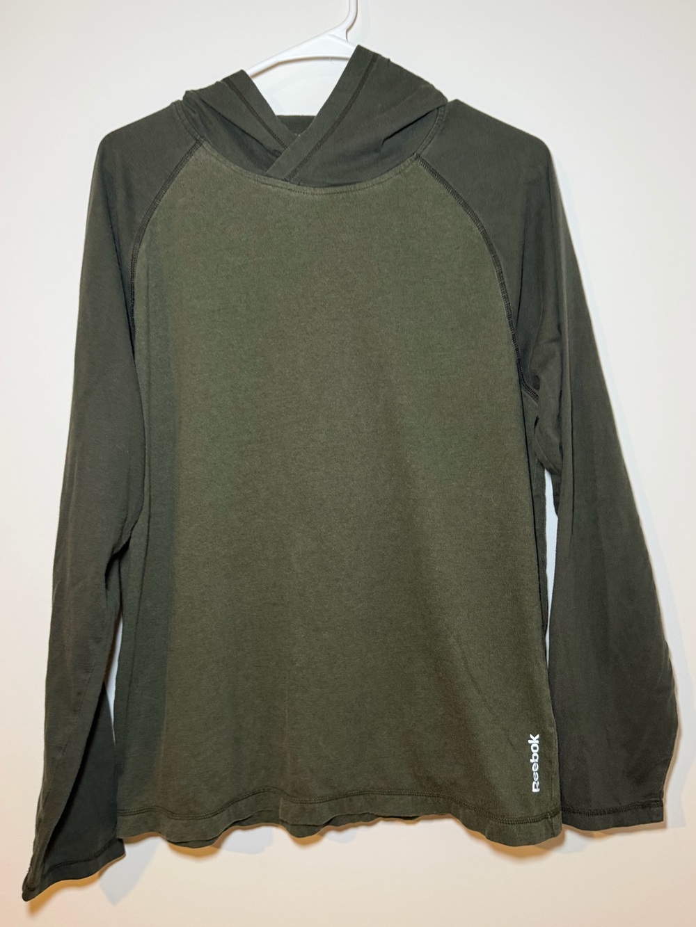 Reebok Olive Green Active Hoodie Men’s Medium